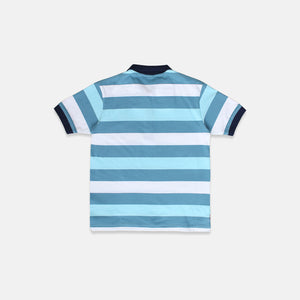 Polo Shirt/ Kaos Anak Laki Blue/ Rodeo Junior Stripe Polo Shirt