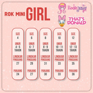 Rodeo Junior Girl - Rok Mini Anak Perempuan - Daily Chick