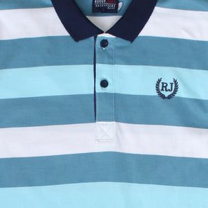 Polo Shirt/ Kaos Anak Laki Blue/ Rodeo Junior Stripe Polo Shirt