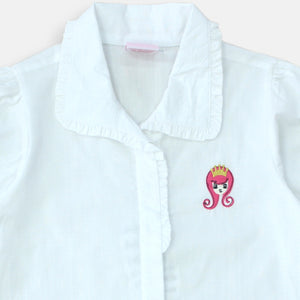 Shirt/ Kemeja Anak Perempuan White/ Rodeo Junior Girl Bright Girl