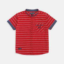 Load image into Gallery viewer, Shirt/ Kemeja Anak Laki/ Rodeo Junior Boy Red Striped Shirt