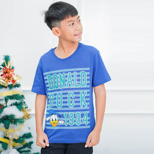 Tshirt/ Kaos Anak Laki Blue/ Donald Duck 1934 Basic