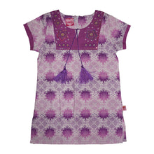 Load image into Gallery viewer, Blouse Anak Perempuan / Rodeo Junior Girl / Purple / Full Print Cotton