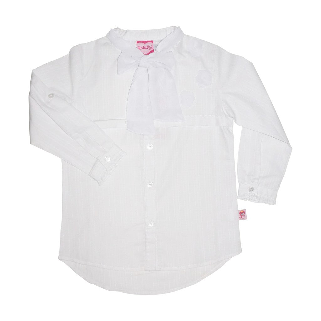 Shirt / Kemeja Anak Perempuan / Rodeo Junior Girl / White / Cotton