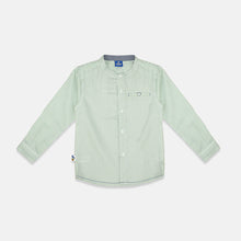 Muat gambar ke penampil Galeri, Shirt/ Kemeja Anak Laki Green/ Donald Duck White Striped