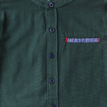 Muat gambar ke penampil Galeri, Shirt/ Kemeja Anak Laki Dark Green/ Donald Duck Basic