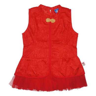 Blouse Anak Perempuan / Rodeo Junior Girl / Red / Sleeveless