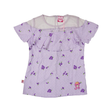 Blouse Anak Perempuan / Rodeo Junior Girl / Purple / Full Print