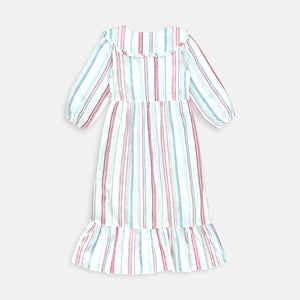 Maxi stripes dress/ Ghamis Anak Pink/ Rodeo Junior Girl Nature Vibe