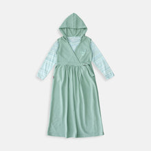 Load image into Gallery viewer, Overall hoodie dress anak Hijau/ Rodeo Junior Girl Nature Vibe
