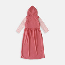 Load image into Gallery viewer, Overall hoodie dress anak Orange/ Rodeo Junior Girl Nature Vibe