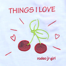 Muat gambar ke penampil Galeri, Tshirt/ Kaos Anak Perempuan Putih/ Rodeo Junior Girl Things I love