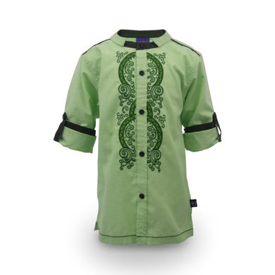 Kemeja / Baju Koko Anak Laki / Rodeo Junior / Hijau Muda  / Muslim Collections