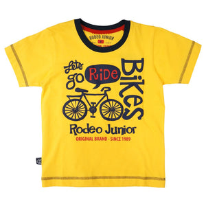 T-shirt / Kaos Anak Laki / Rodeo Junior / Yellow / Print