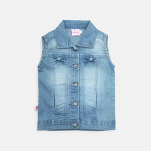 Muat gambar ke penampil Galeri, Vest/ Rompi Denim Anak Perempuan Blue/ Rodeo Junior Girl Street Style