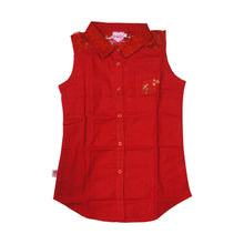 Load image into Gallery viewer, Blouse Anak Perempuan / Rodeo Junior Girl / Red / Sleeveless / Cotton