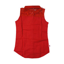 Load image into Gallery viewer, Blouse Anak Perempuan / Rodeo Junior Girl / Red / Sleeveless / Cotton