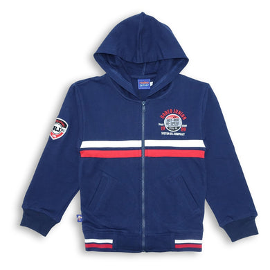 Jaket / Hoodie Anak Laki / Rodeo Junior / Navy Blue / Terry Cotton
