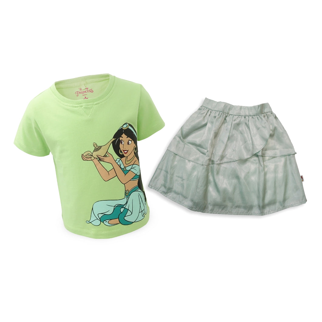 Promo Bundling - Kaos dan Rok Anak Perempuan - Princess Jasmine