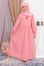 Load image into Gallery viewer, Maxi dress/ Ghamis Anak brokat Pink/ Rodeo Junior Girl Nature Vibe