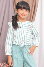 Load image into Gallery viewer, Blouse/ Blus anak perempuan Hijau/ Rodeo Junior Girl Nature Vibe