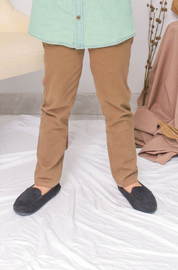 Long Pants/ Celana Panjang Chino Anak Laki Coklat Gelap/ Donald Basic
