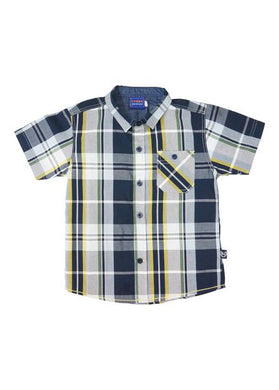 Shirt/ Kemeja Anak Laki / Rodeo Junior / Checkered Yard Dyed Cotton