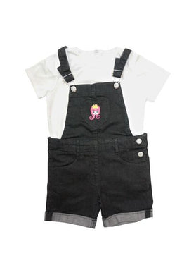 Jeans Jumpsuit Anak Perempuan / Rodeo Junior Girl / Black Denim