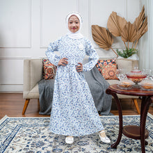 Load image into Gallery viewer, Maxi Dress/ Ghamis Dress Anak White/ Rodeo Junior Girl Freedom