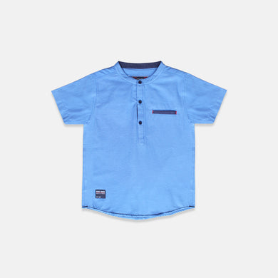 Shirt/ Kemeja Anak Laki Blue/ Rodeo Junior Basic Casual Look