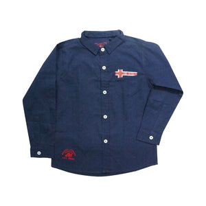 Shirt / Kemeja Anak Laki / Rodeo Junior / Navy / Cotton Comfort