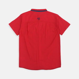 Shirt/ Kemeja Anak Laki/ Donald Duck Look Style Red Motif