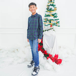 Jeans/ Celana Panjang Denim Anak Laki/ Rodeo Junior Dark Blue Denim