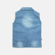 Muat gambar ke penampil Galeri, Vest/ Rompi Denim Anak Perempuan Blue/ Rodeo Junior Girl Street Style