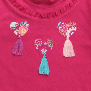 Tshirt/ Kaos Anak Perempuan Fuschia/ Rodeo Junior Girl Freedom
