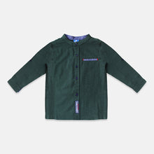 Muat gambar ke penampil Galeri, Shirt/ Kemeja Anak Laki Dark Green/ Donald Duck Basic