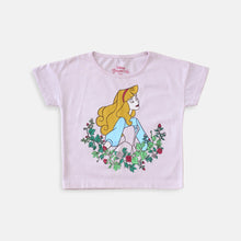 Load image into Gallery viewer, Crop Oversize Tshirt/ Kaos Crop Anak Perempuan/ Disney Princess Aurora