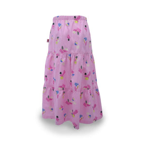 Long Skirt / Rok Panjang Anak Perempuan / Rodeo Junior Girl / Full Print Cotton