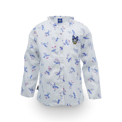 Shirt / Kemeja Anak Perempuan  / Daisy Duck / Full Print Cotton