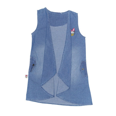 Cardigan Rompi Anak Perempuan Denim Daisy Stylish