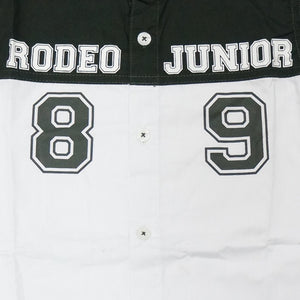 Shirt / Kemeja Anak Laki / Rodeo Junior / Dark Green-White Combo