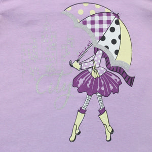 Tshirt/ Kaos Anak Perempuan/ Rodeo Junior Girl Purple/ Urban Casual