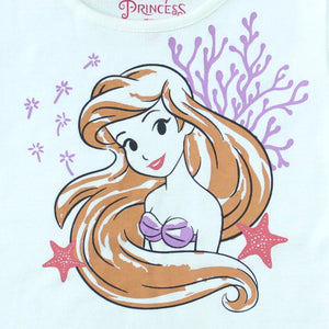 Tshirt/ Kaos Anak Perempuan White/ Disney Princess Ariel