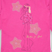 Load image into Gallery viewer, Blouse Anak Perempuan / Rodeo Junior Girl / Pink Fushcia / Print