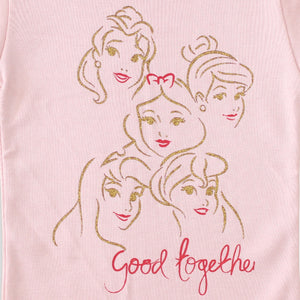 Tshirt/ Kaos Anak Perempuan Peach/ Disney Princess Good Together