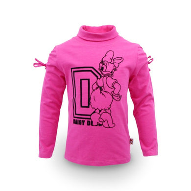 Blouse Anak Perempuan Pink Daisy Print Logo