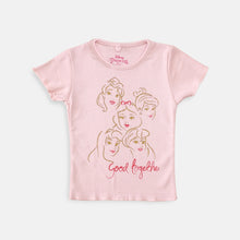 Load image into Gallery viewer, Tshirt/ Kaos Anak Perempuan Peach/ Disney Princess Good Together