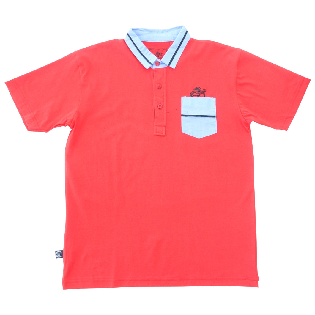 Polo Shirt Anak Laki / Rodeo Junior / Red / Basic