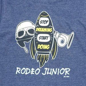 T-shirt / Kaos Anak Laki  / Rodeo Junior / Blue / Astro Printed Logo
