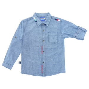 Shirt / Kemeja Anak Laki / Rodeo Junior Vintage Denim Comfort